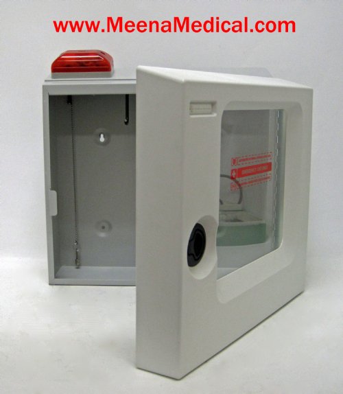 Cardiac Science Standard Size Wall Mount Cabinet With Audible