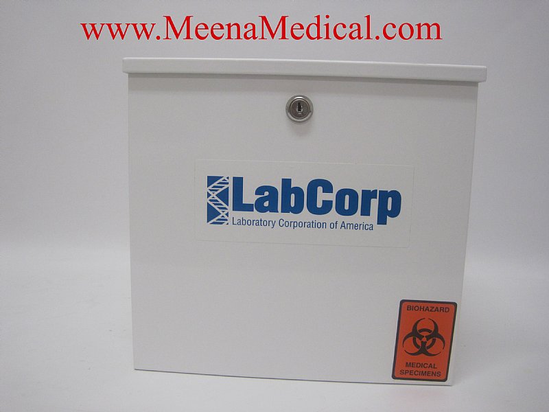 McShane Metal Products Floor/Counter Specimen LockBox New