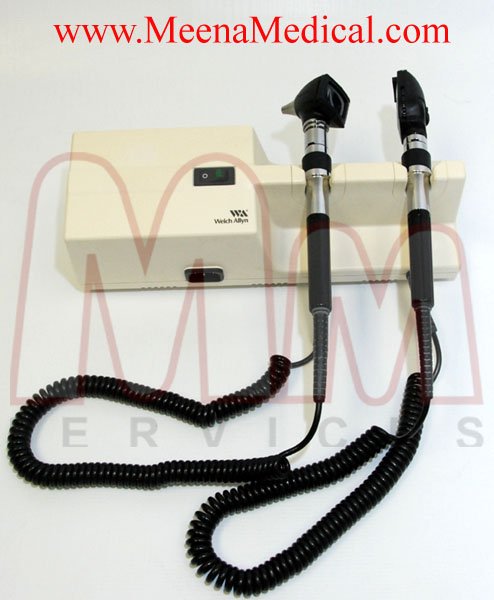 Welch Allyn 767 Otoscope Ophthalmoscope Preowned With Excellent Condition