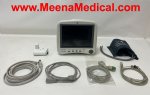 GE Dash 4000 Patient Monitor with 3 Lead ECG, SpO2, NIBP capability, CO2, and Printer