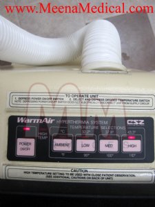 CSZ 130 WarmAir Hyperthermia System