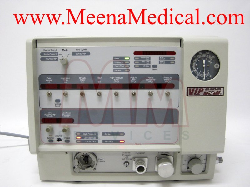 Bird VIP Infant Pediatric Ventilator 15003 - Preowned in Fair Condition
