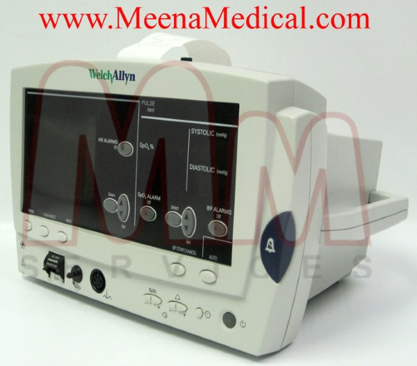 Welch Allyn 6200 Atlas Monitor 621np Ecg Nellcor Spo2 Nibp Printer We Sell And Repair Pre Owned And Refurbished Medical Equipments