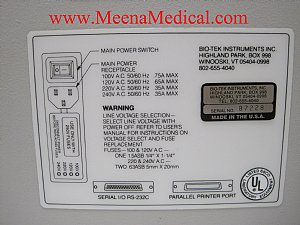 Bio-Tek Kinetic Reader Model EL312E