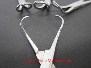Set of 4 Stainless Towel Clamps Surgical