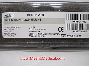 Miltex Freer Skin Hook Blunt - New