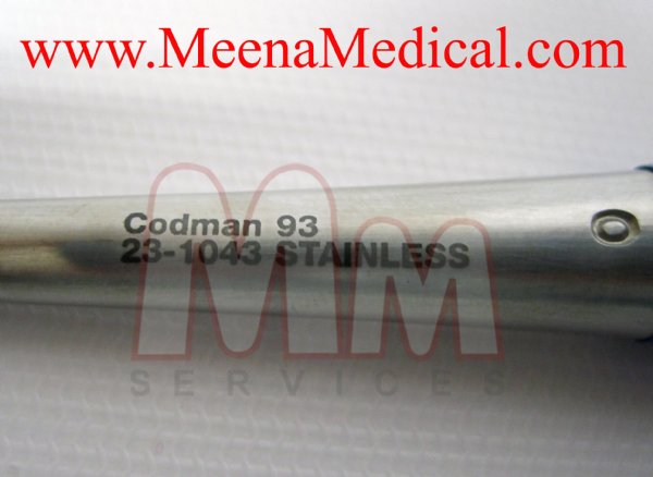 Codman Orthopedic Instruments: 93 23-1043 - Preowned in Good Condition
