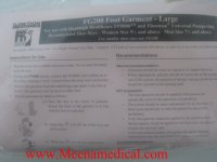NEW Huntleigh Flowtron Large Foot Garment (FG200)