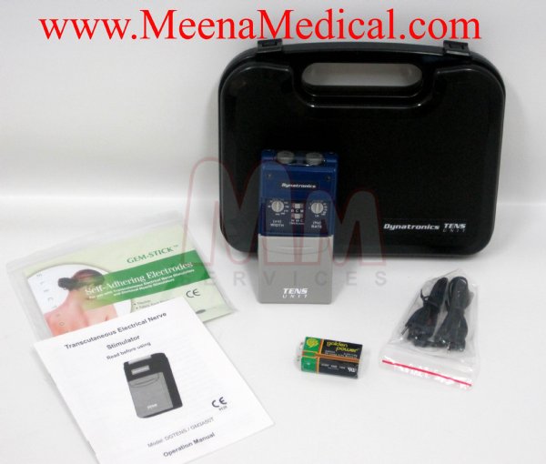 Dual Channel Tens Unit with Timer, Electrodes & Carrying Case