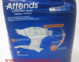 Attends Bariatric XXL Briefs- 3 Pack of 12