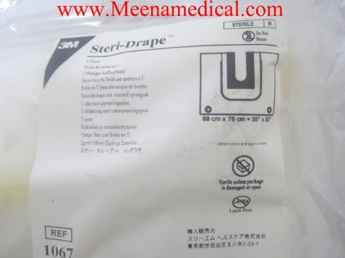 3M Steri-Drape 1067 U-Pouch- NEW