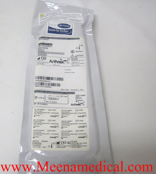 Arthrex Suture Anchor SwiveLock C, W/ Closed Eyelet (AR