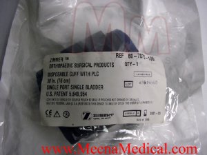 Zimmer Orthopaedic Single Disposable cuff  . New