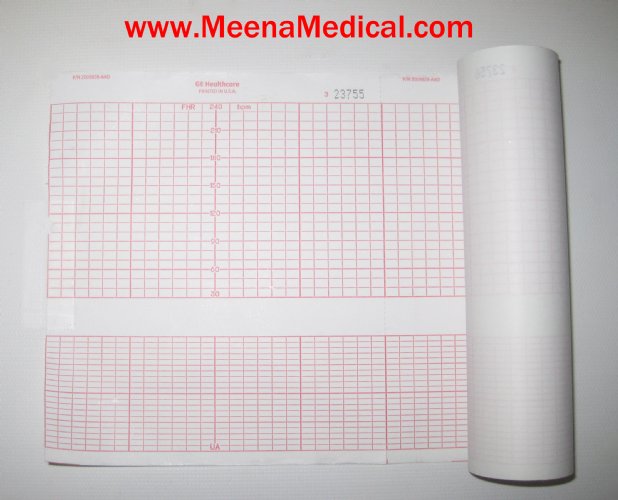 GE Thermal Recording Paper (140 mm. x 142 ft.)