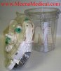 Allied Healthcare Disposable Canisters, 1500 ml, with Stem Inlet - New
